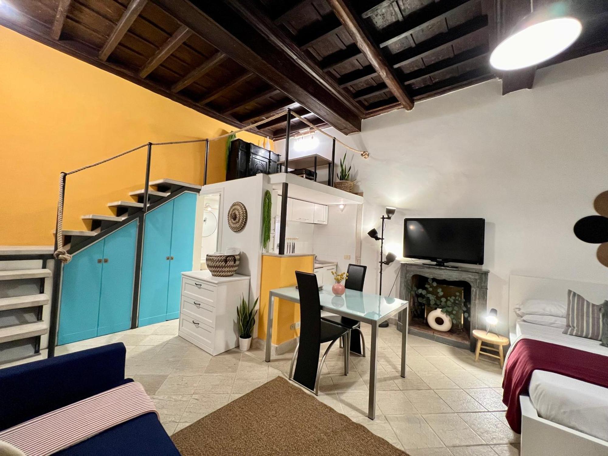Ferienwohnung Charming Navona Duplex Rom Exterior foto